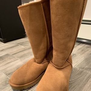 NEW UGG CLASSIC TALL BOOT CHESTNUT SIZE 8